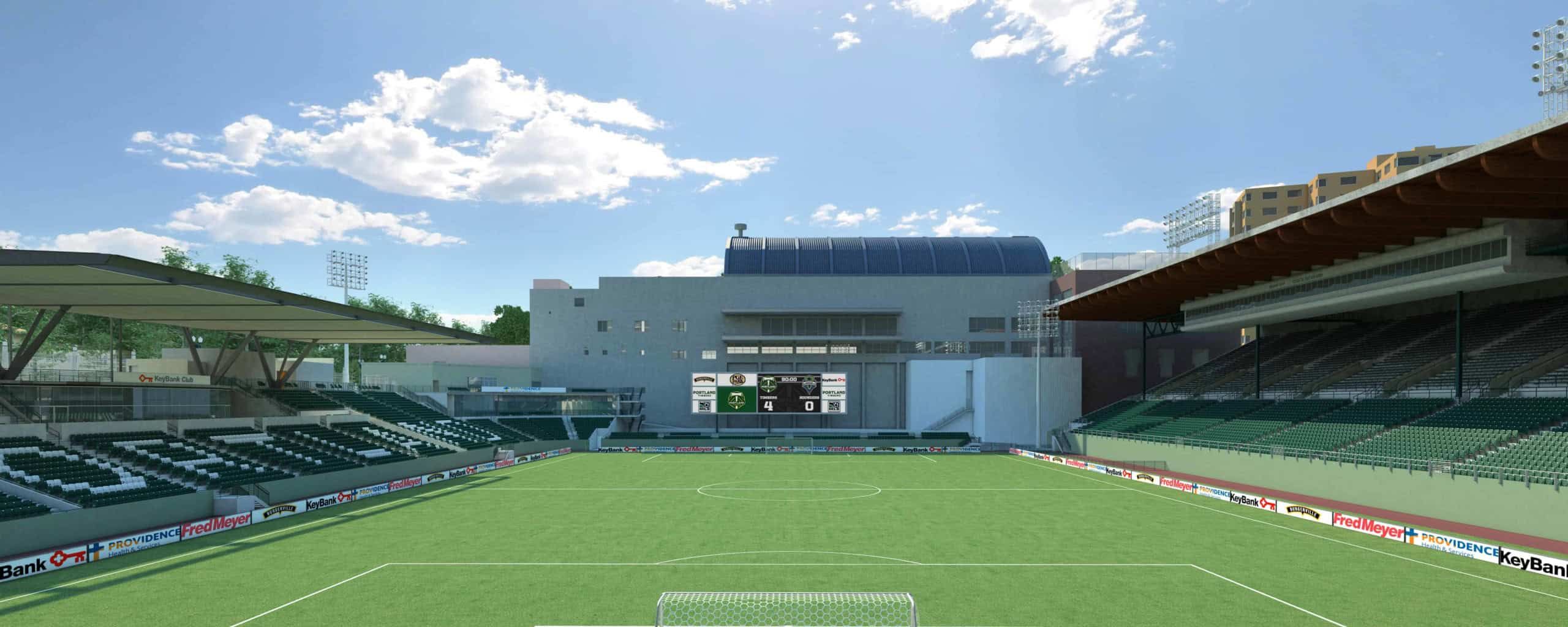 Providence Park expansion tour, home of the Portland Timbers and